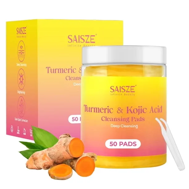 Saisze Face Scrub Pads with Turmeric and Kojic