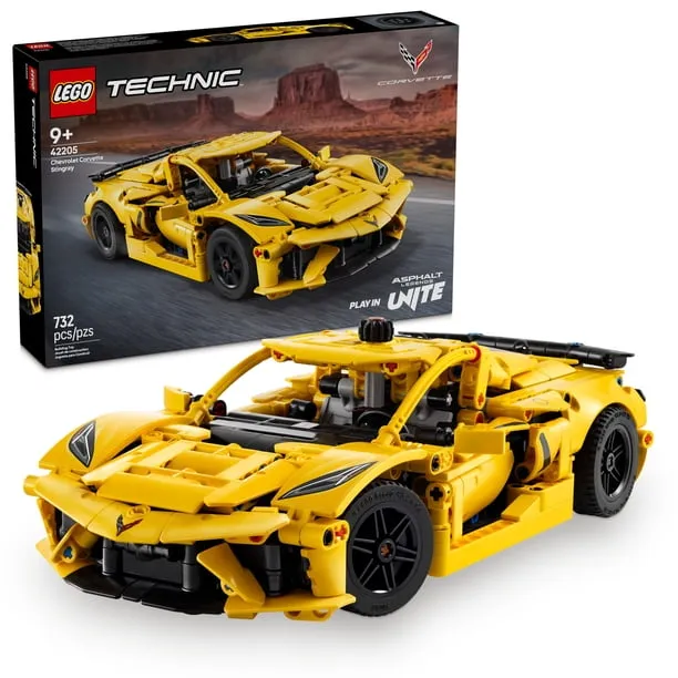 LEGO Technic Chevrolet Corvette Stingray Toy Car - Building Toy Set for Kids, Boys and Girls, Ages 9+ - Birthday Gift Id