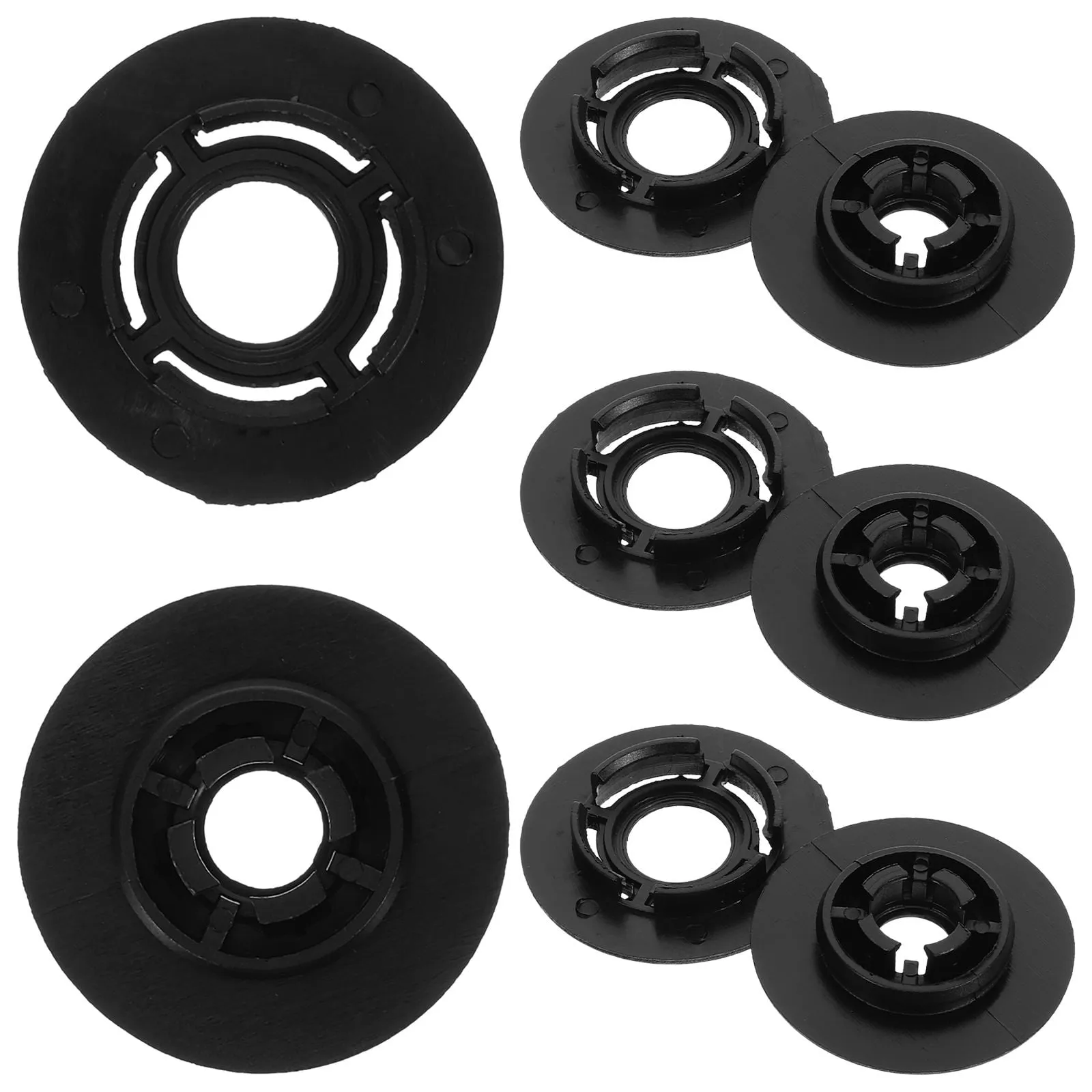 Worgeous 4 Pcs Car Accessories Interior Trucks Automotive Floor Mats Black