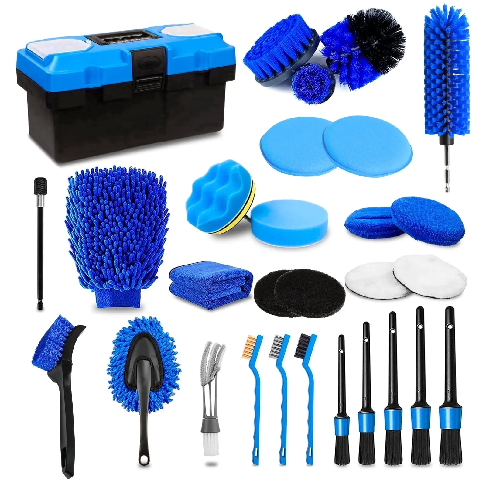 30PCS Car Detailing Kit Car Detailing Brush Set