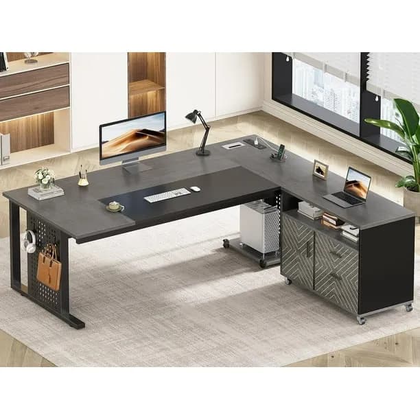 Sedeta 71 Executive Desk with Rolling File Cabinet