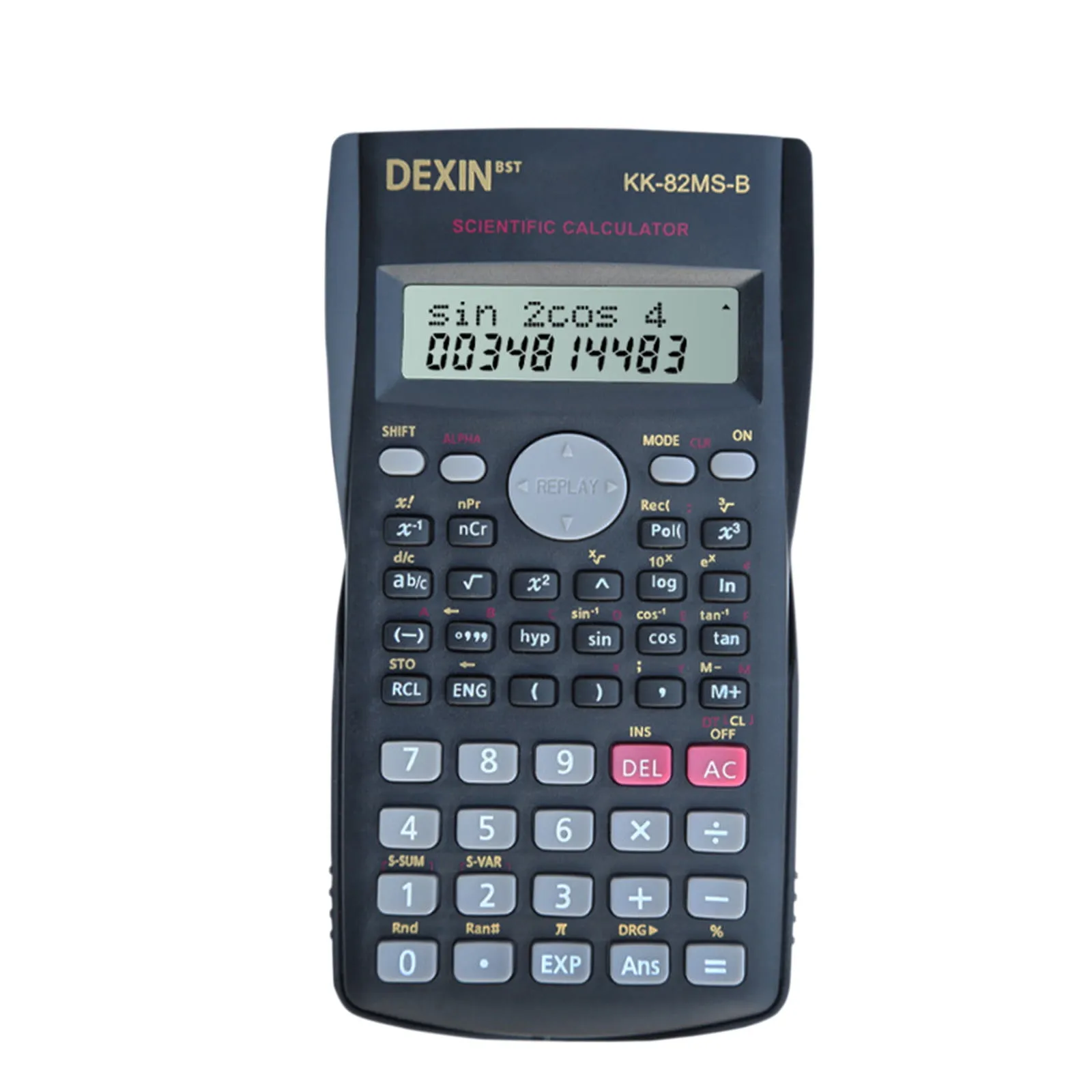 10-Digit Scientific Calculator with Write View 3 Line Display,Battery Powered LCD Display,Multi-function Scientific