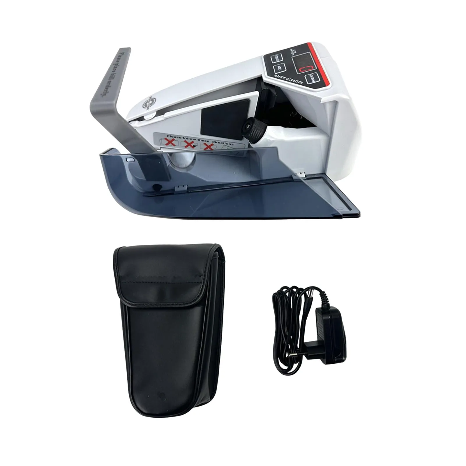 koolsoo Money Counter Machine, Counter, with Protective Bag, Multifunction Money Currency Counting,Handheld for Store,Tr