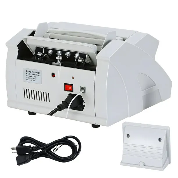 ziertyon Money Counter Machine,V/MG/IR Counterfeit Detection Function Cash Counter, Mix Denomination Counter Machine
