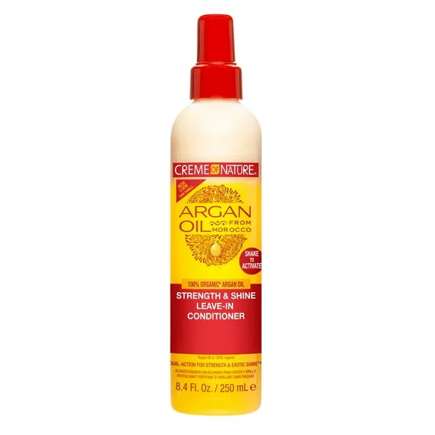 Creme of Nature Argan Oil Strength & Shine Leave-In Conditioner, 8.45 fl oz