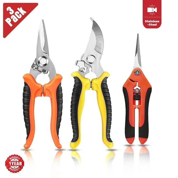 Portableout Plant Pruning Shears Stainless Steel