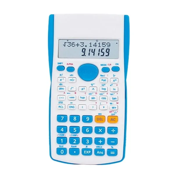 Engineering Scientific Calculator Display Function LCD Math Calculator Ideal Non Graphing Scientific with Cover for Scho