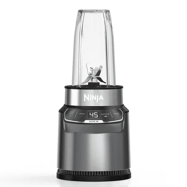 Ninja Nutri Pro Compact Personal Blender, 18-Oz and 24-Oz To-Go Cups & Spout Lids, Auto-iQ Technology, Smoothies, Crush