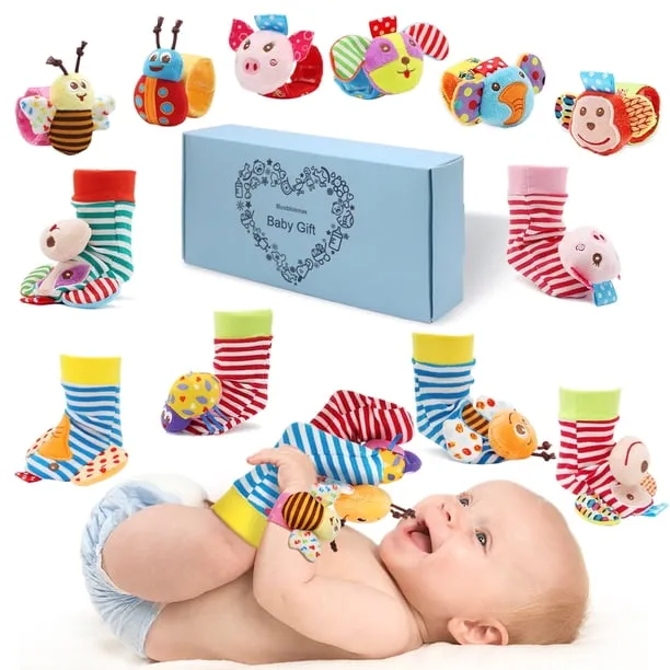 Wrist Rattles Foot Finder Rattle Sock Baby Rattle