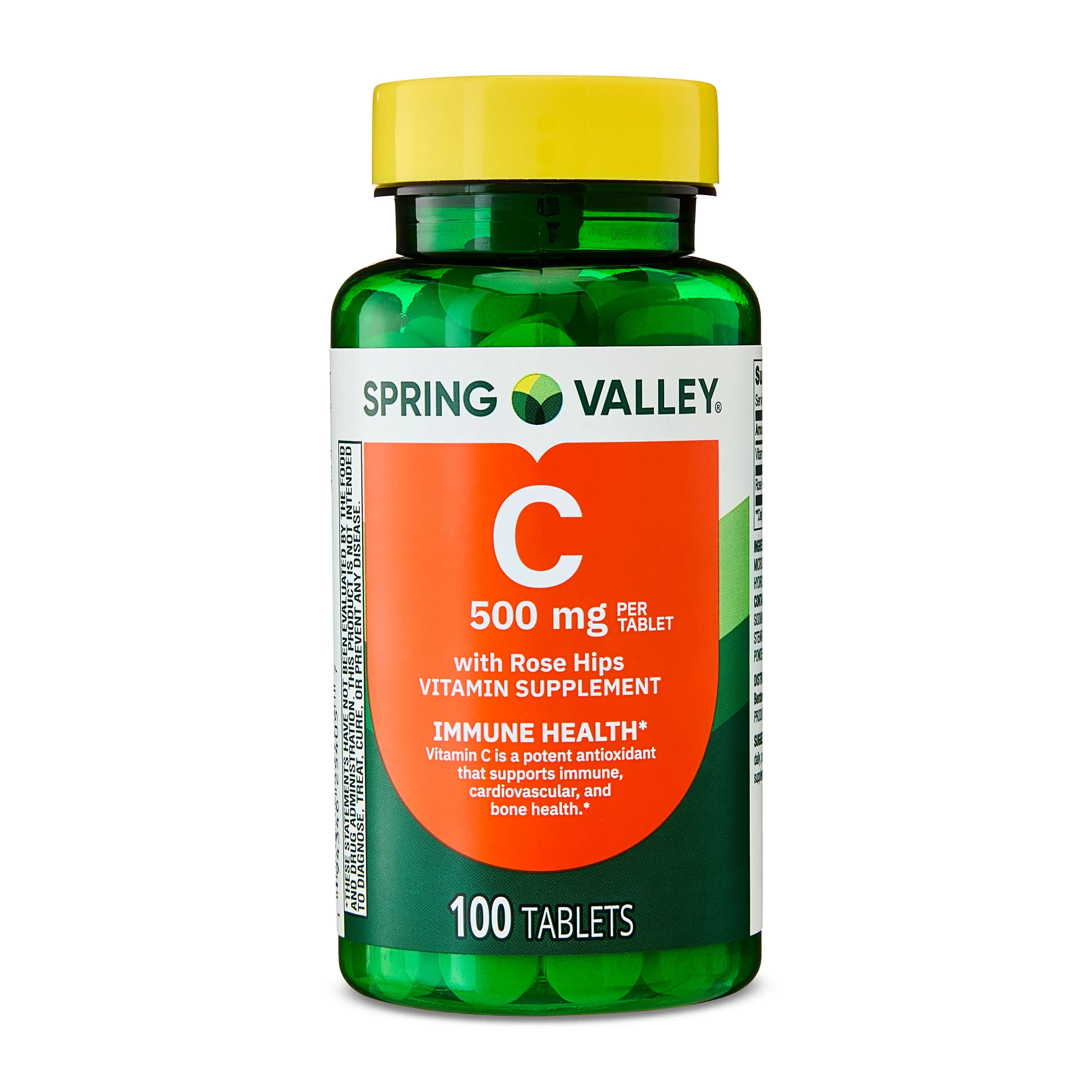 Spring Valley Vitamin C with Rose Hips 500 Mg 100