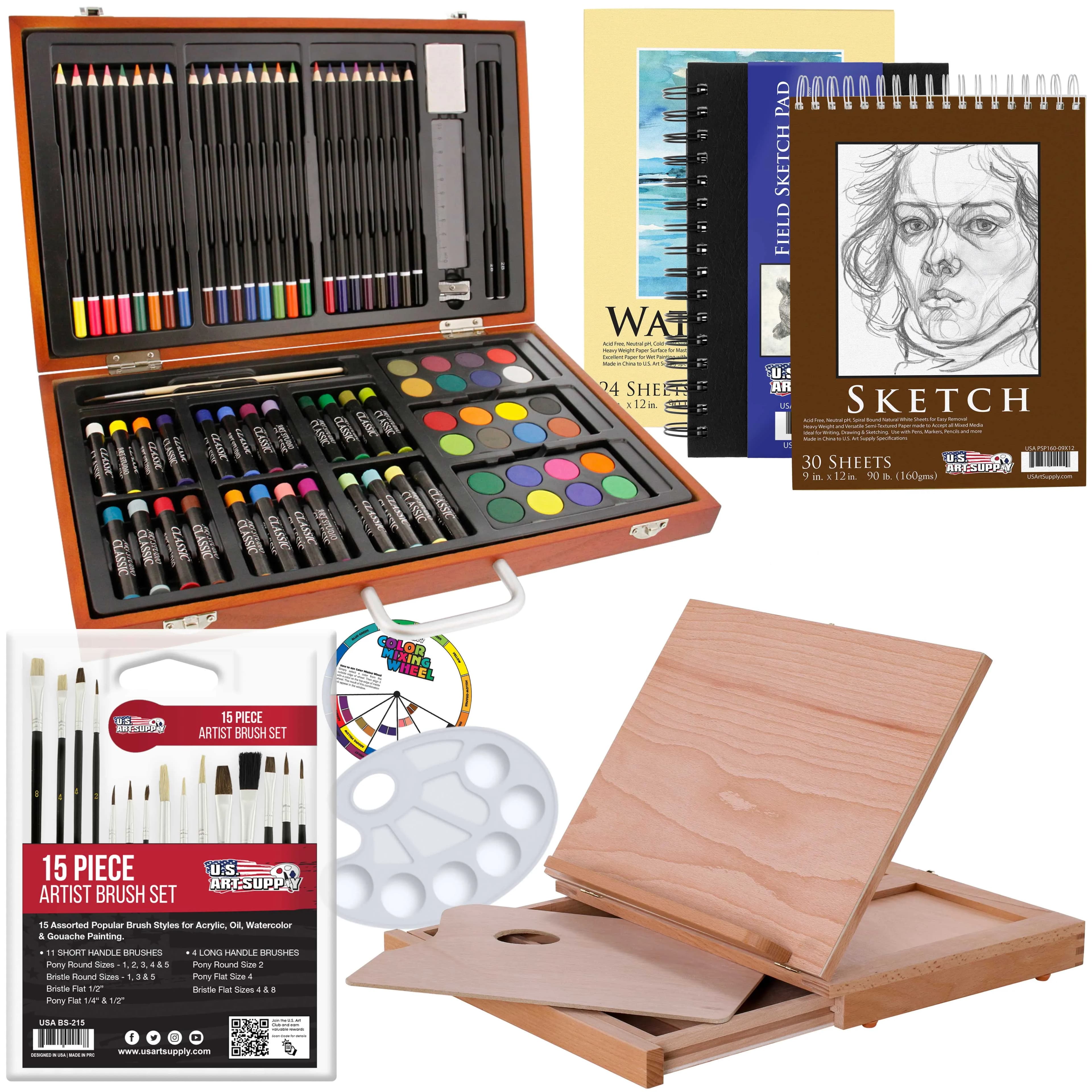 Us Art Supply 103 Piece Deluxe Art Creativity Set