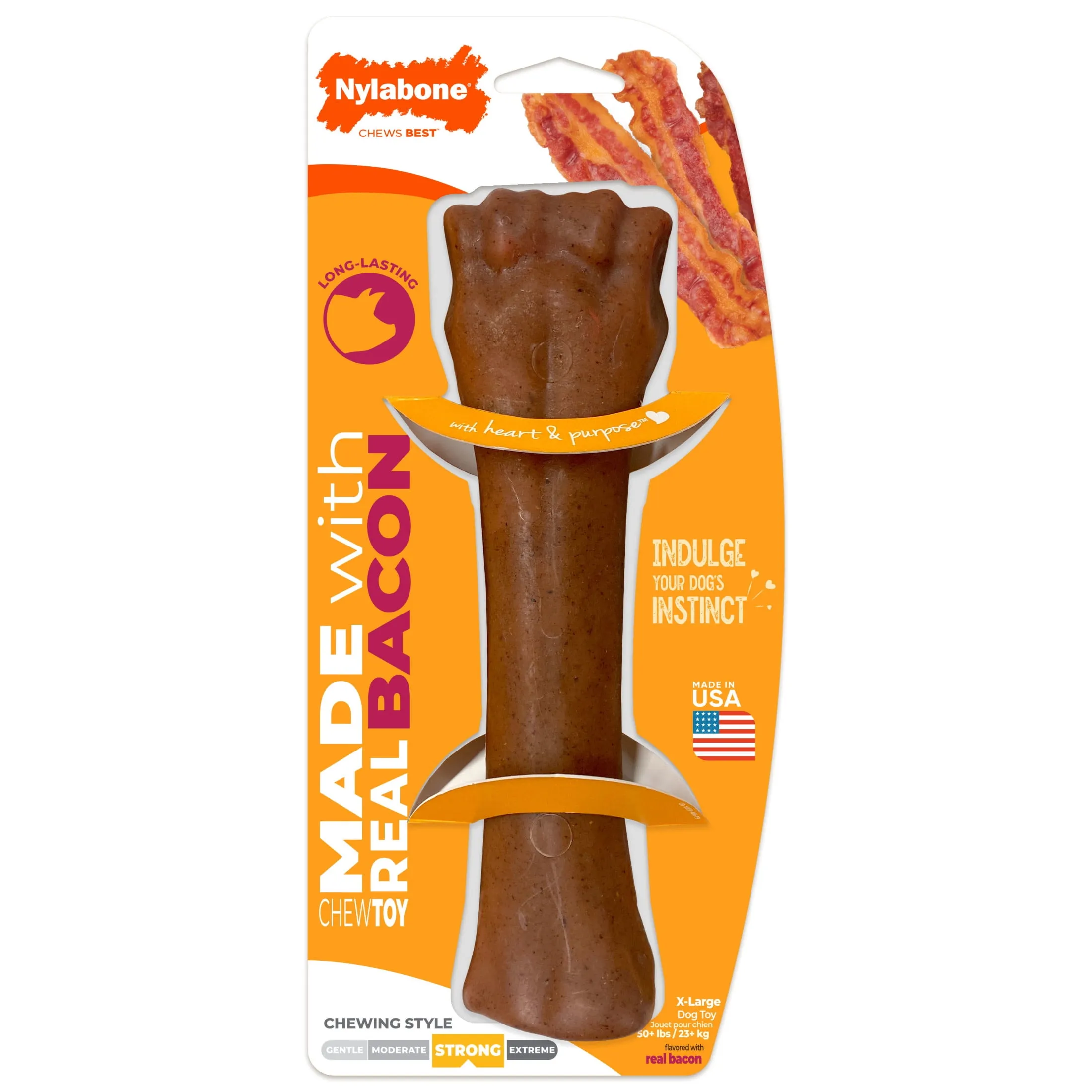 Nylabone Strong Chew Knuckle Bone Dog Toy Dog Chew