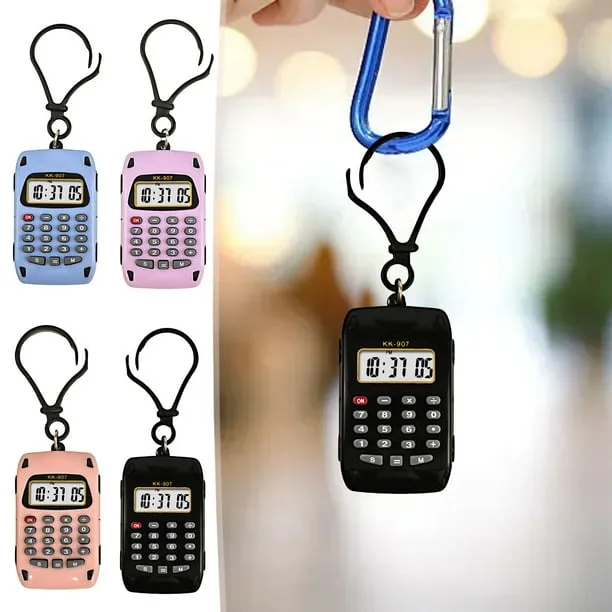 Djunllk Calculator - Super Lightweight 8 Digit LCD Display Mini Scientific Calculator, Exquisite Pocket Size Standard Fu