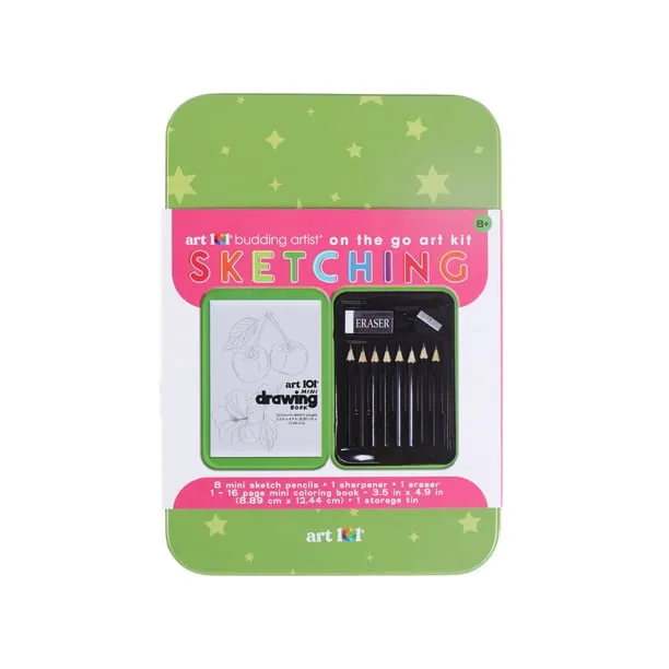 Art 101 Creative Tools Sketching Tin Drawing Set for Children to Adults