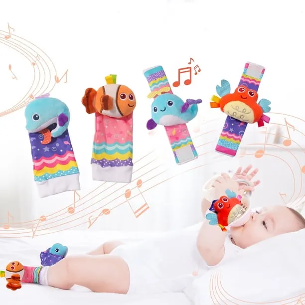 Baby Rattles Toys for 0 12 Months Infant Newborn