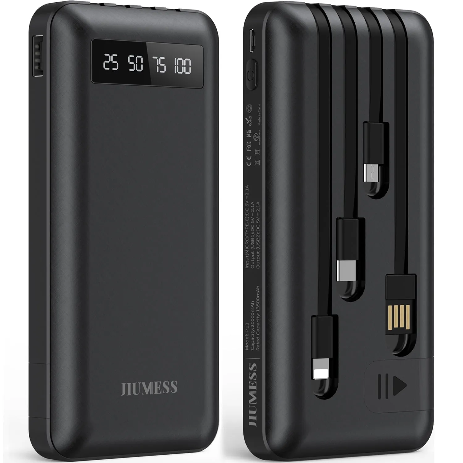 Jiumess 20000MAH Power Bank Portable Charger