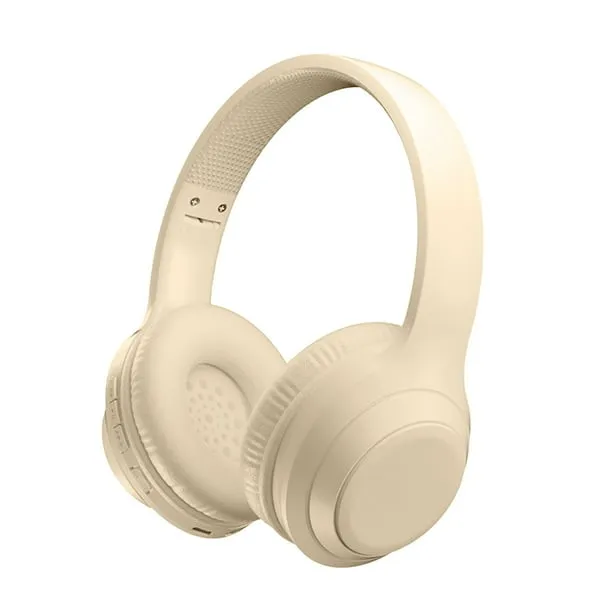 Wireless Bluetooth Headphones, Over-Ear with Noise Cancelling and Foldable Design, Built-in Mic for Clear Calls, Long Pl