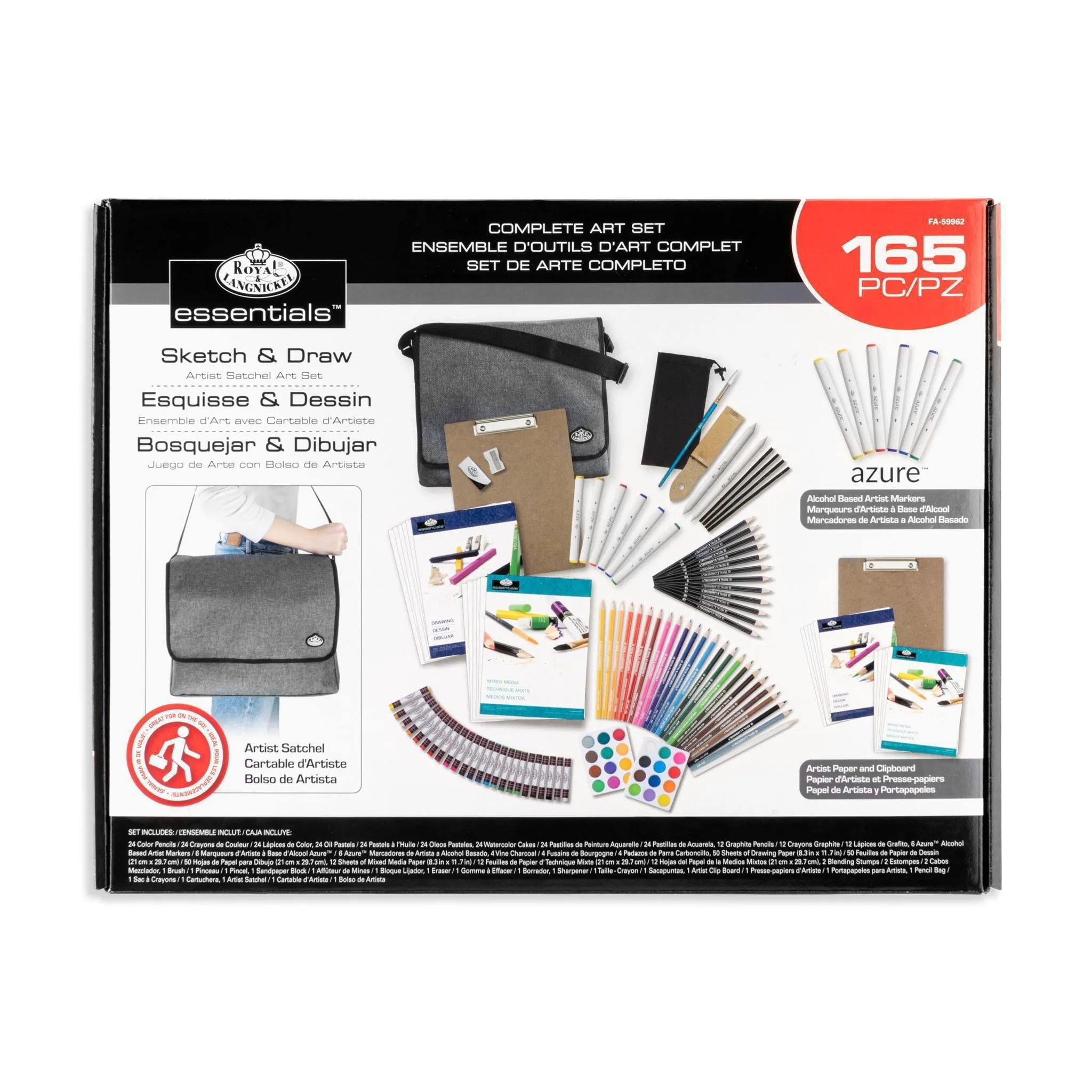 Royal and Langnickel Essentials 165 Piece Sketch